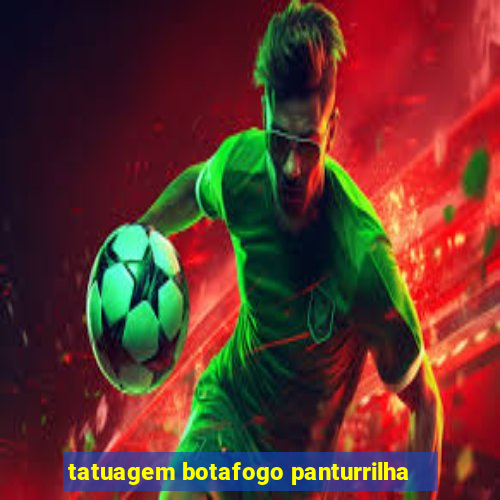 tatuagem botafogo panturrilha